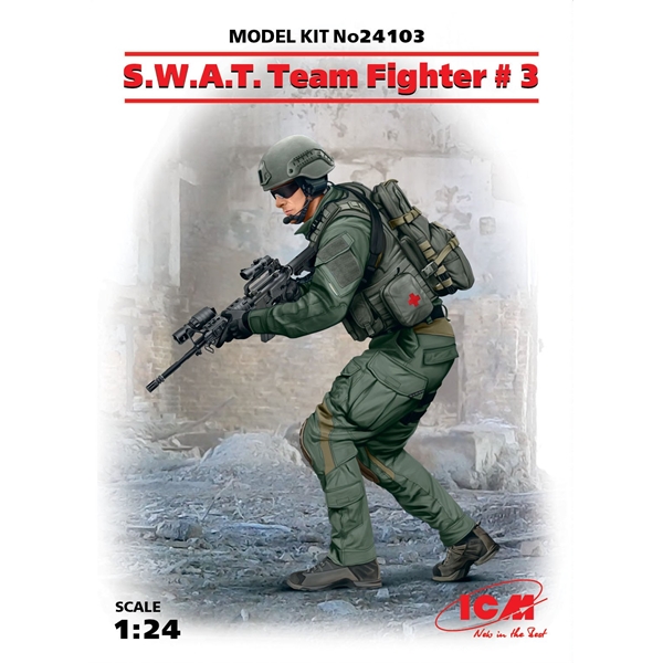 ICM 24103 1/24 SWAT Team Fighter 3