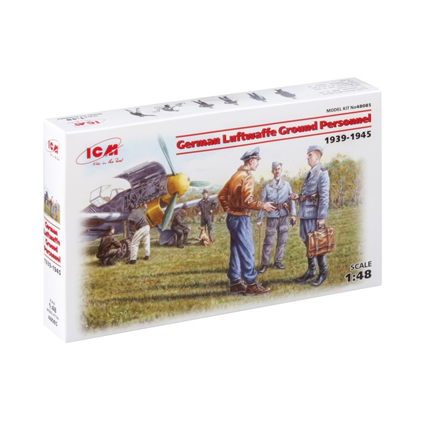 ICM 48085 1/48 WWII Luftwaffe Crew 1939-1945