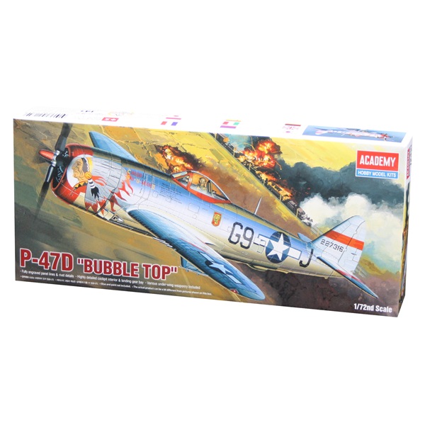 Academy 12491 1/72 P-47D "Bubble Top"