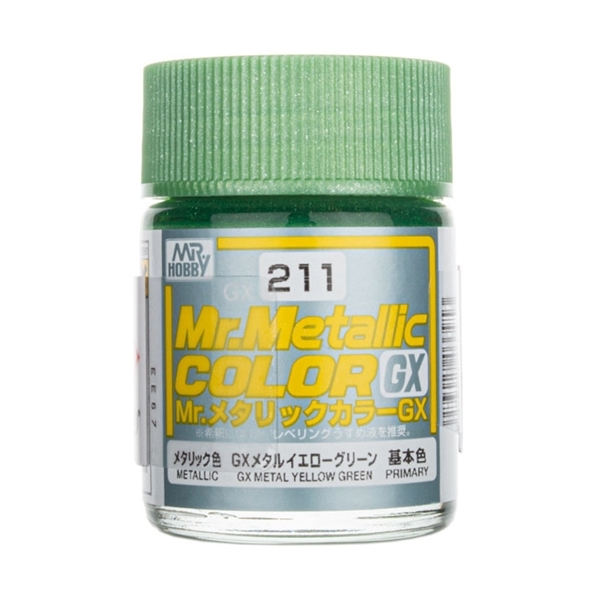 Mr Color GX211 Metal Yellow Green